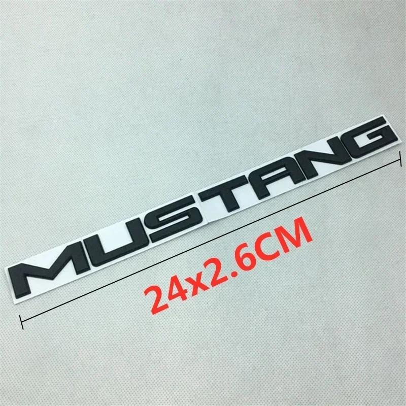 1 шт. Металлическая наклейка с надписью Mustang на кузов автомобиля, наклейка на заднюю крышку багажника, украшение для Mustang Shelby GT 350 15-18, внешние аксессуары