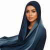 Gradient Double Colors Ethnic Style Scarf Beads Chain Wraps Shawl Fashion Islamic Turban  Daily