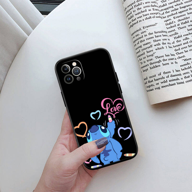 MH84 Чехол для телефона Lilo Stitch для iPhone 7 8 11 12 13 14 15 16 17 16E XS Pro Max XR X SE Air