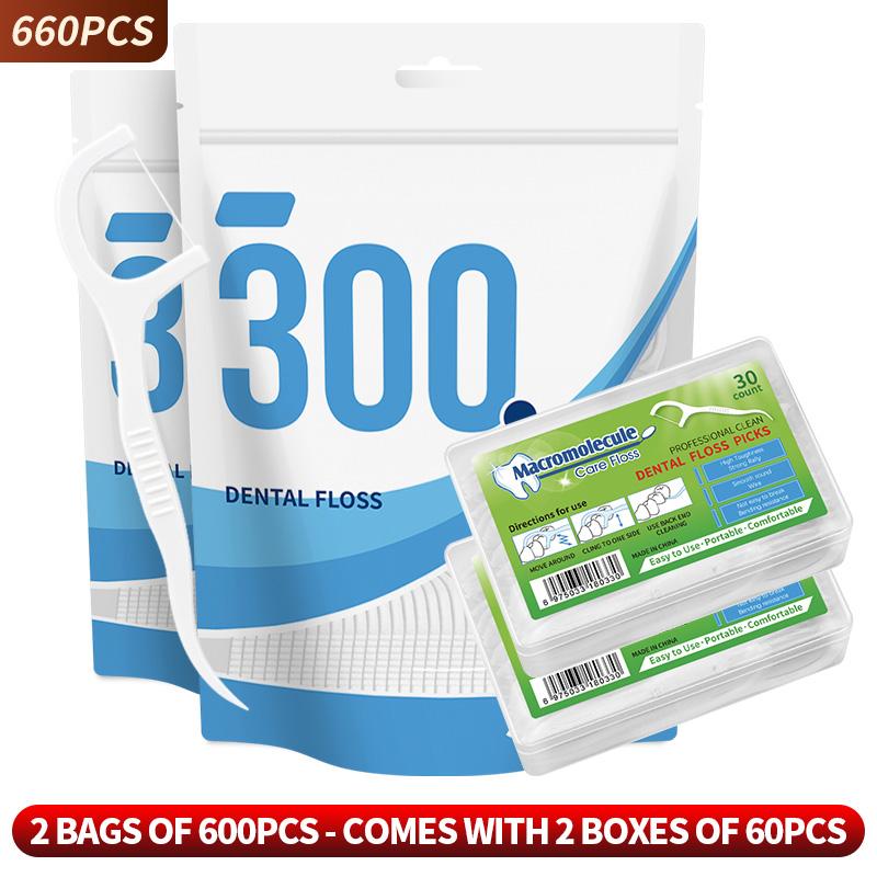 660/3330/300/30 шт. - Инструмент для чистки межзубных промежутков, удобная доставка в коробке, зубочистка с зубной нитью, набор семейного размера