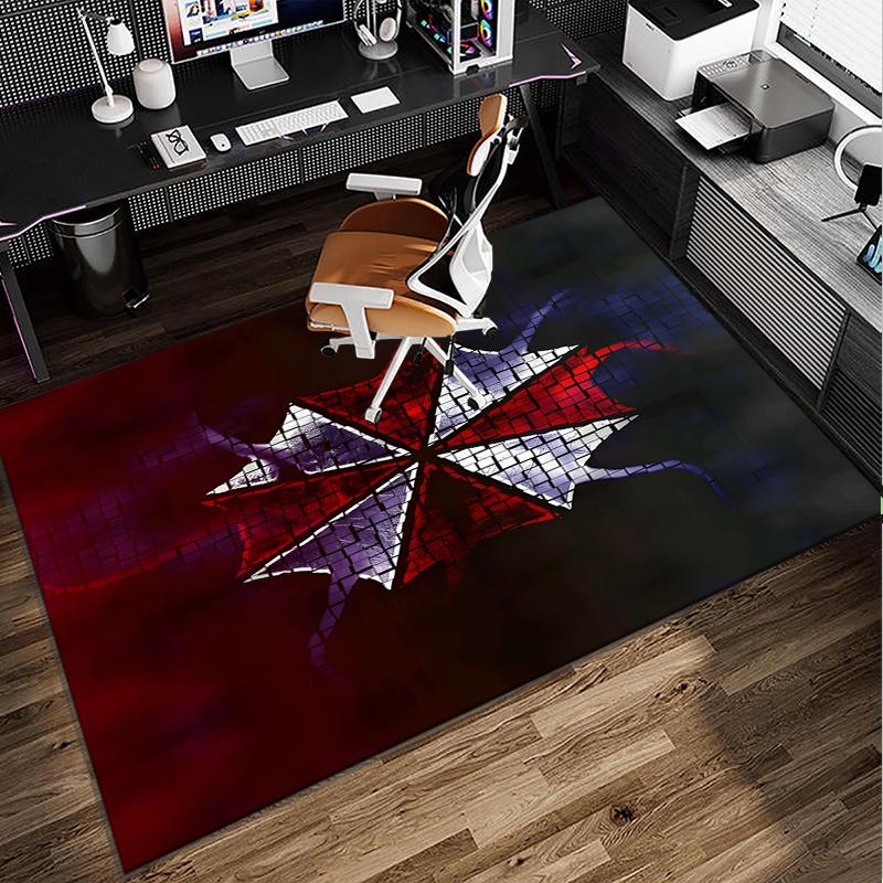 Umbrella Symbol Office Rug Chair Mat, Game Carpet, Suitable for Front Door, Bedroom, Living Room, Desk, Holiday Gift