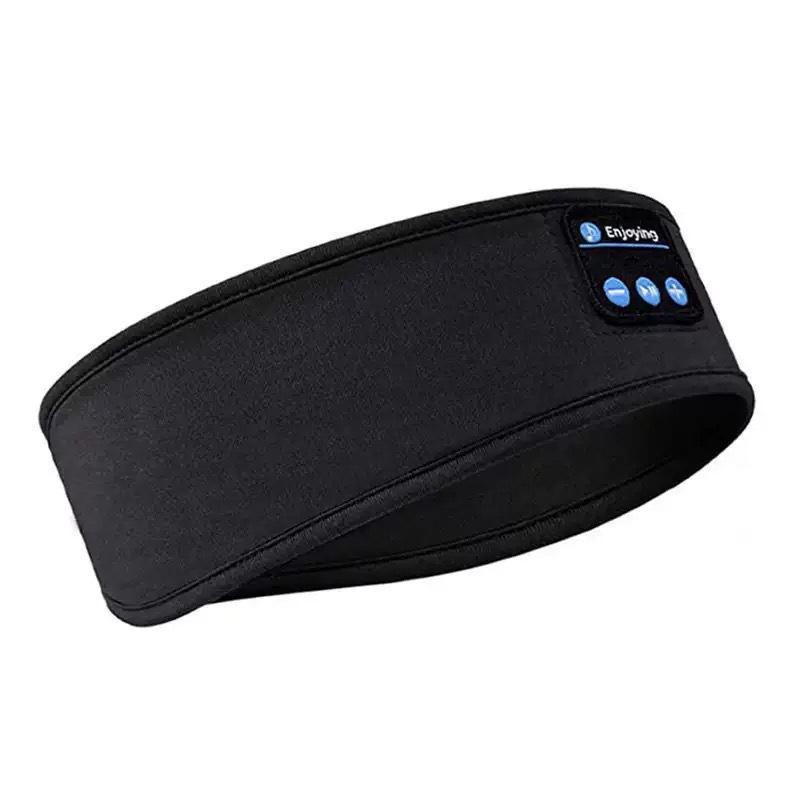 Спортивная повязка на голову Bluetooth: Впитывающая пот, дышащая, быстросохнущая музыкальная повязка на голову для йоги, фитнеса, бега и звонков.