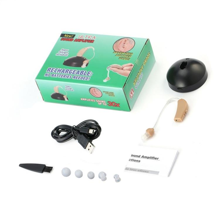 Перезаряжаемые слуховые аппараты Слуховые аппараты для пожилых людей, вилка стандарта США