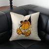 cartoon lazy GGarfieldS Cushion Cover Pillow Case Antidustmite Invisible zipper silky plush cushion