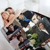 Patrick Dempsey Abstract Collage Throw Blanket Baby Large Shaggy decorative Blankets