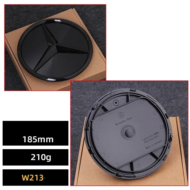 1pcs Car Front Grille Emblem Star Badge  Logo Mirror For Mercedes Benz W205 W204 W253 W213 W206 W166 gle glc