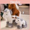 Simulation Plush Pony Toy Cute Soft Filling Doll Room Decoration Festival Gift