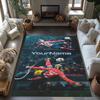 Atletico Madrid Personalized Text Carpet Design for Foyer Entryway Living Rooms Game Room Anti-slip Rug Decorate Offices Wedding Party Gift