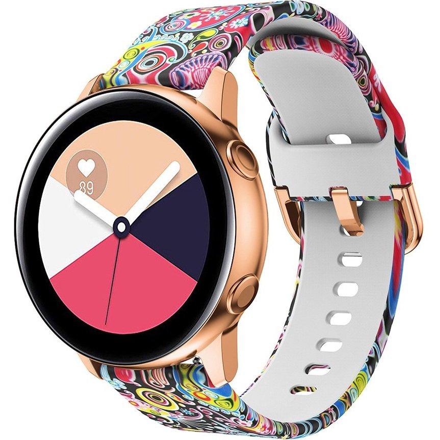 Universal Silicone Strap 20mm, Colorfull Jellyfish