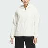 Adidas Fashionable Simple Warm Loose Hooded Jacket Women Jackets Han-Jade-White Black JZ4151