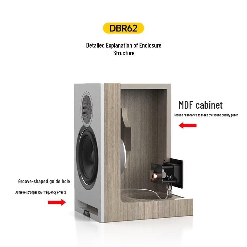 ELAC DBR62 Bookshelf Speakers & Tianyi AD-86D Amplifier Bundle (CN version)