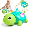 KeyAngel 3-in-1 Crawling Camera, Baby Toy for Ages 0-1, Educational Toy with Music and Lights, Equipped with Obstacle Avoidance Sensor, Moving Toy,