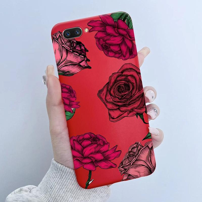 For OPPO A3S Phone Case OPPOA3S Butterfly Flower Girls Design Soft Silicone TPU Back Housing for OPPO A12E A5 AX5 A 3S Covers