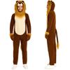 Lion Cosplay Animal Costume Jumpsuits Halloween Role Play Performance Stage