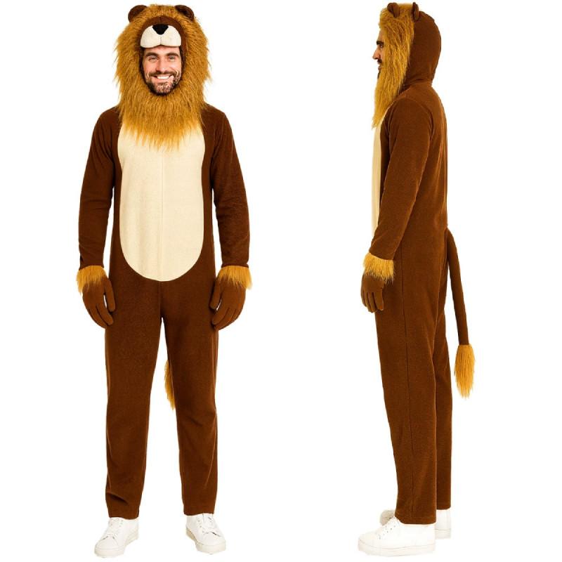 Lion Cosplay Animal Costume Jumpsuits Halloween Role Play Performance Stage