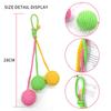 Resistant Chew Toys Can Be Suspended Cat Teasing Toys Cotton Rope Ball Toy Nontoxic Durable Interactive Cog Toy Pet Accessories