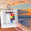 Мини-коробка для акварельных красок Yousheng Pocket Artist Travel Set, палитра из 8/15 цветов, металлический зажим из орехового дерева, портативная акварельная ручка