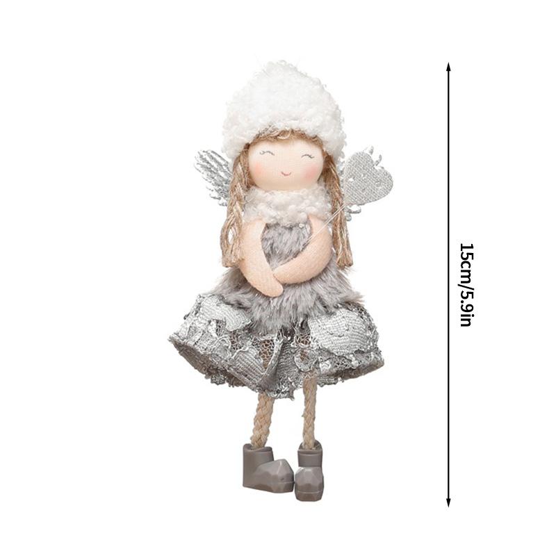 Рождественские украшения Подвесные рождественские девушки Балет Ангел Кукла Украшение Рождественские украшения Украшения для дома Фестиваль Детские подарки