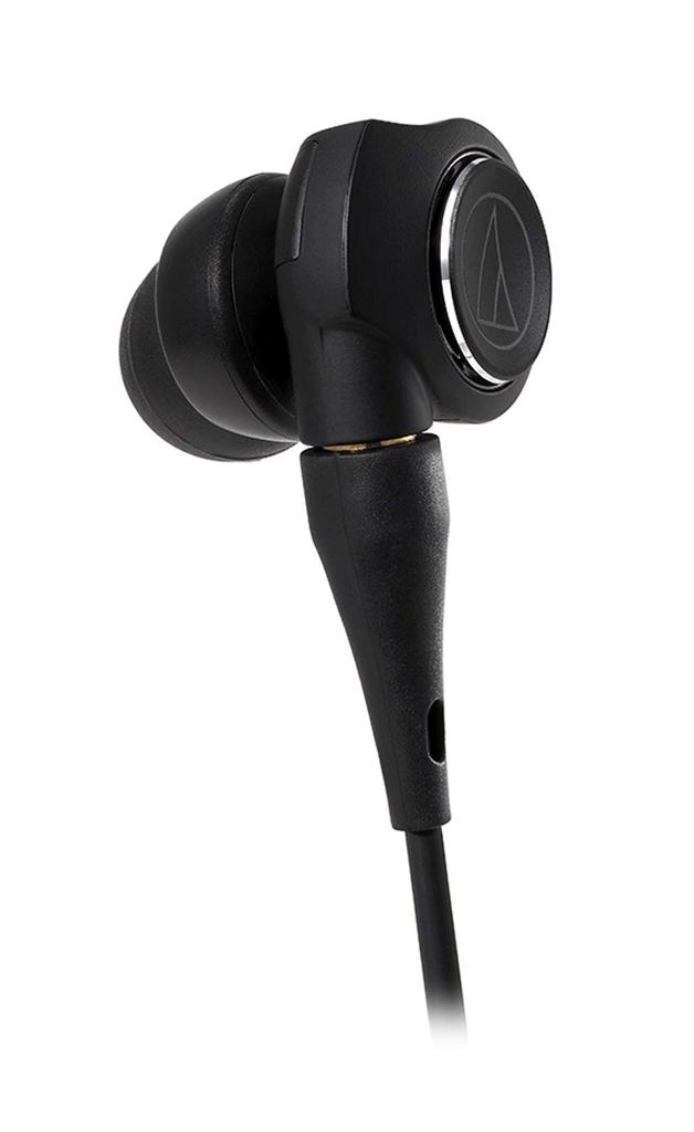 Внутриканальные наушники audio-technica SOLID BASS, Глубокий бас, Совместимы с аудио высокого разрешения, ATH-CKS1100X, Черные