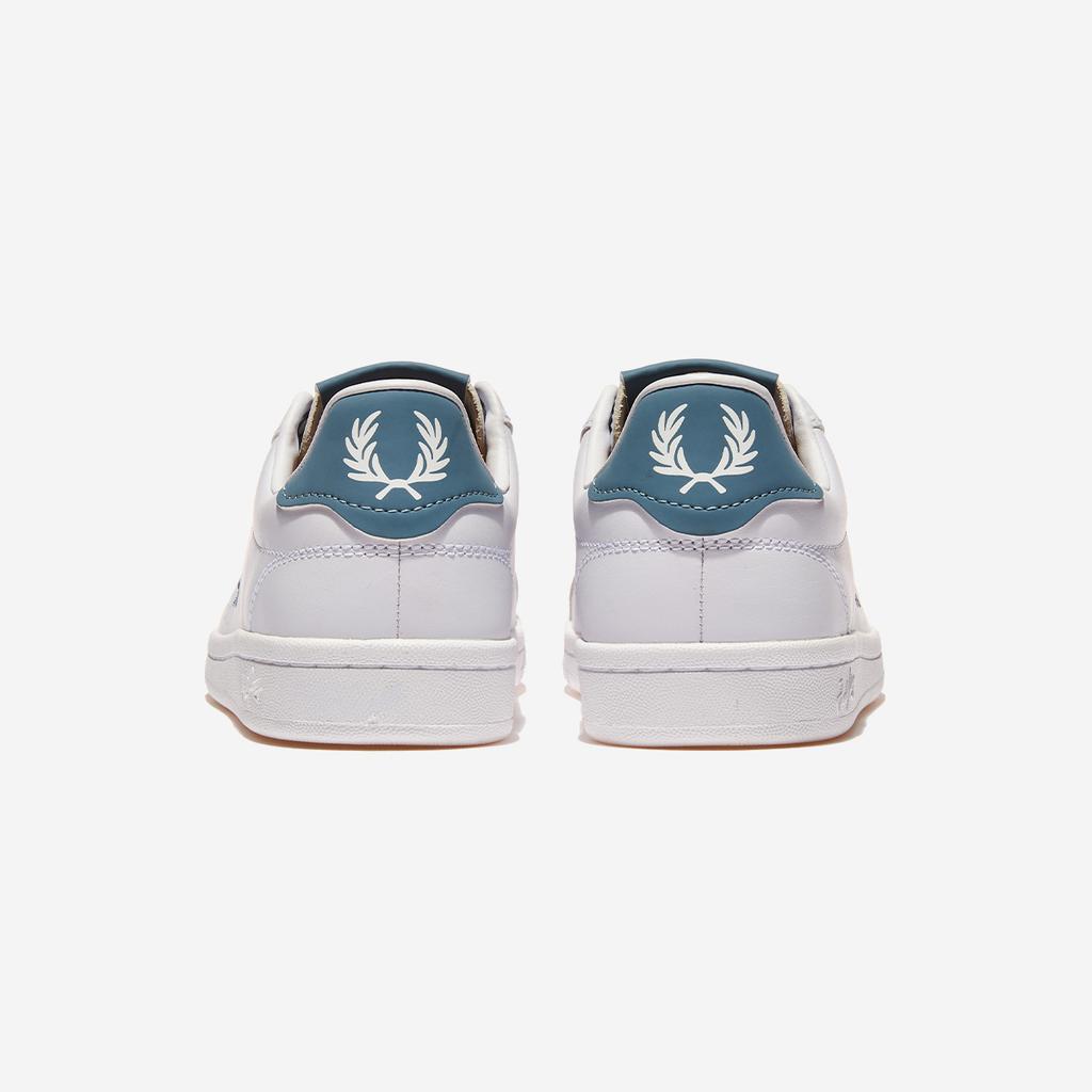 [FRED PERRY] B721 Leather [B4321-WHITE/ASH BLUE(574)]