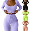 Sweat Suit Crop Top High Waist Breathable No Shrinking Sweat Suit for Fitness