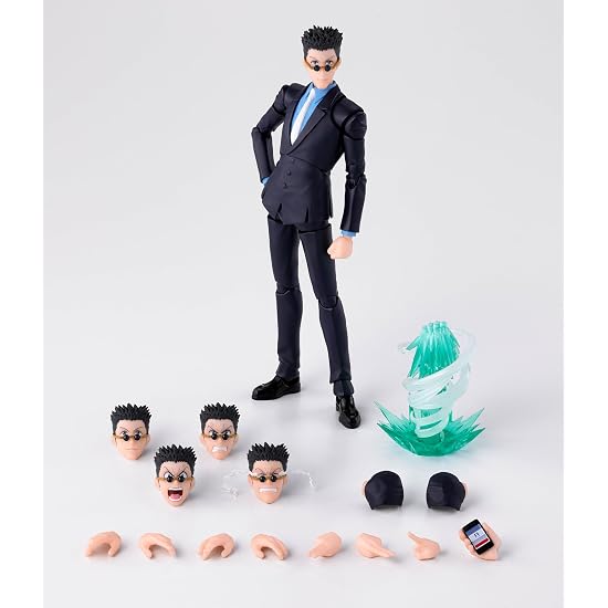 TAMASHII NATIONS S.H.Figuarts HUNTER×HUNTER Леорио Прибл.. Покрашенная экшн-фигурка из ПВХ и АБС, 170 мм