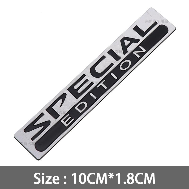 1Pc 3D Aluminum SPECIAL EDITION Limited Edition Logo Badge Car Rear Trunk Emblem Decal Stickers Auto Accessories Car Styling