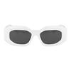 Versace Versatile Fashionable Irregular Shape Sunglasses Men sunglasses White 0VE4425U31487