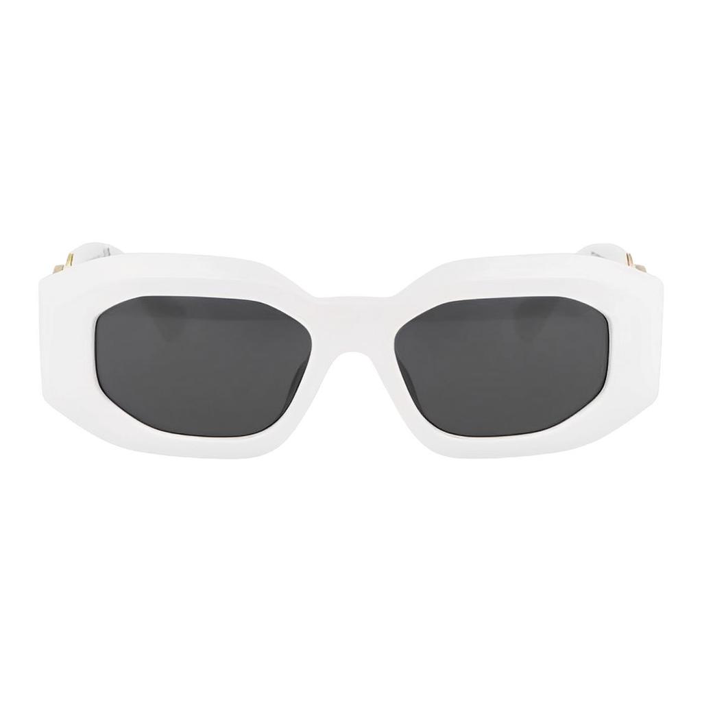 Versace Versatile Fashionable Irregular Shape Sunglasses Men sunglasses White 0VE4425U31487