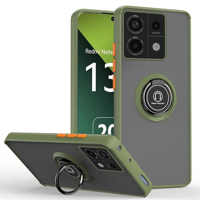 Противоударный бронированный чехол для Xiaomi Redmi Note 13 14 12 11 Pro Plus 11S 12S 10 9 Redmi 13C 12C 10C Магнитный держатель для телефона