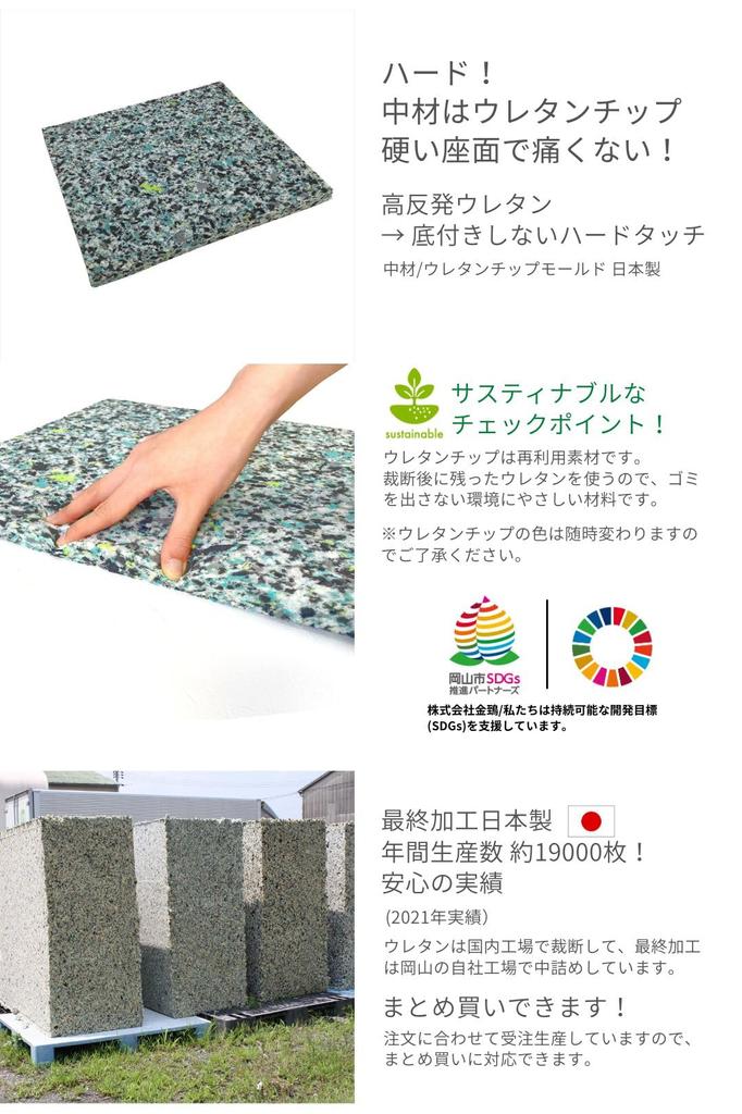 Подушка из кожи Kinku, высокоэластичная подушка-колонна 40x40x2,5 (Черный, 1)