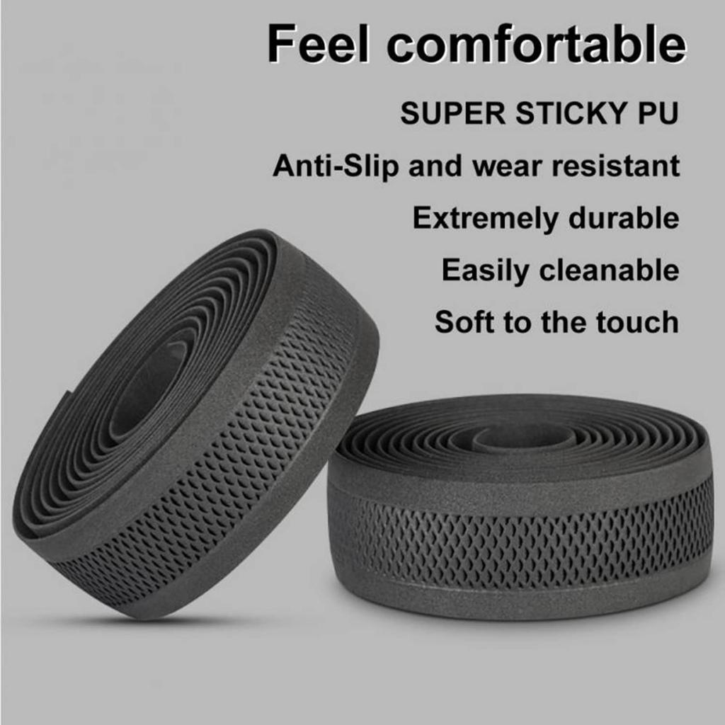 Bicycle Drop Handlebar Road with End Left and Right Tape, Bike, EVA, Plugs, Set, White, SPG5-WH