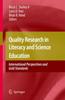 The Quality Research In Literacy and Science Education : International Perspectives and Gold Standards Book
