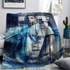 1PC Custom Name CR7 Patterned Flannel Blanket Suitable For All Seasons for Home Decor Warmth and Comfort Gifts Holiday Present -HE123