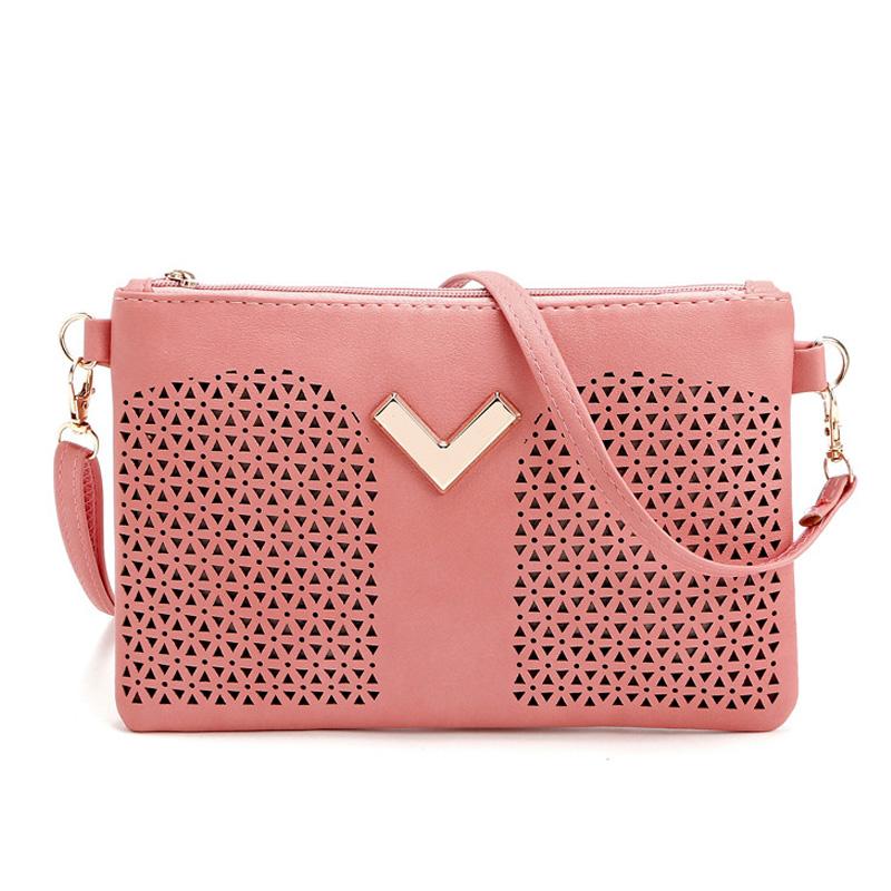 Luxury Bags Handbags 2024 Women Designer Small Flap Evening Clutch Shoulder Bag Ladies Pu Leather Hollow Out Crossbody Bags