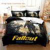 Fallout Хранилище 33 Комплект постельного белья Односпальный Полуторный Двуспальный Queen King Размер Комплект для кровати Спальня для взрослых Мальчиков Комплекты с пододеяльником Аниме постельный гарнитур Кровать