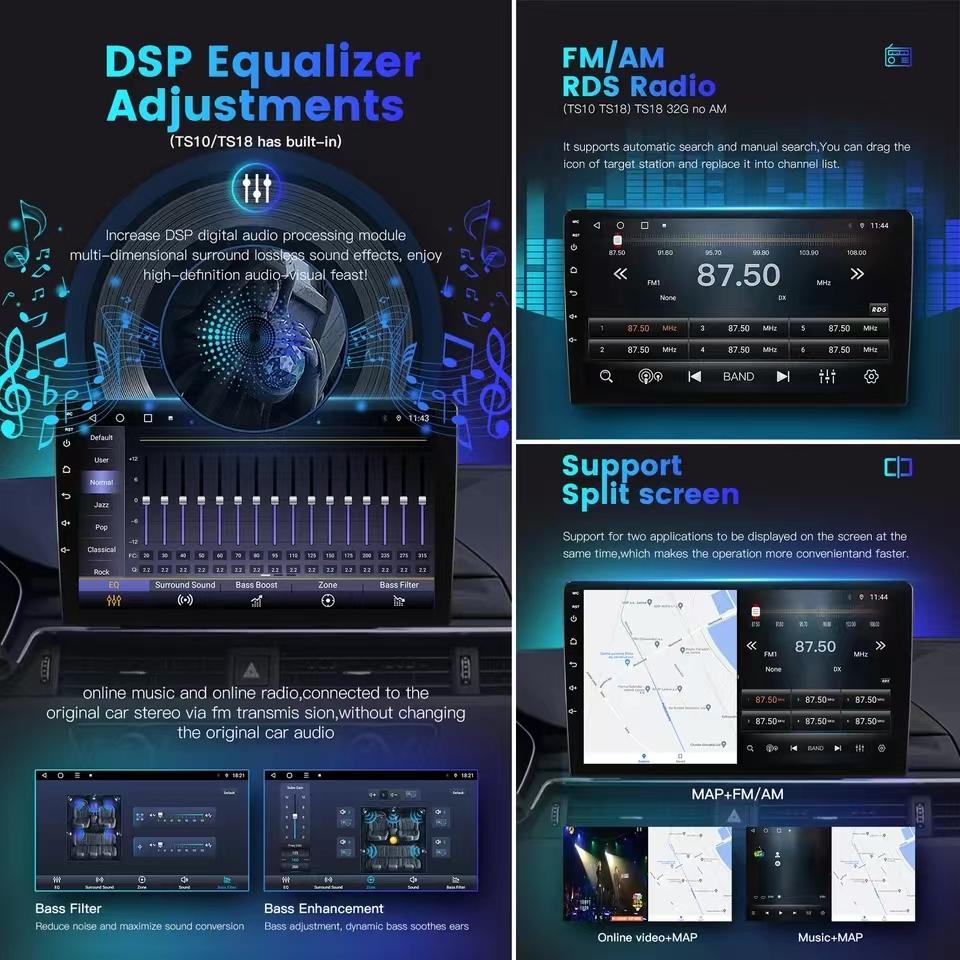 2 Din Android стерео автомобильное радио для Citroen C4 Grand Picasso 2006-2013 беспроводной CarPlay Android авто навигация мультимедийный проигрыватель