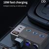 PD 35W Fast Charging Car Charger 3 In 1 Cigarette Lighter Adapter 120W 5 USB Ports for Multiple Devices