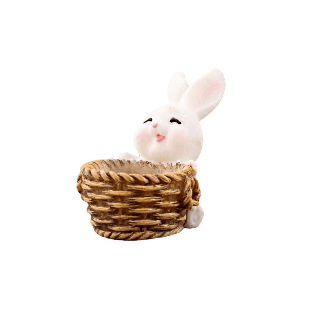 Resin Mini Ornaments Mooncake Mid-Autumn Festival Desk Figurines Cute Micro Landscape Decor DIY