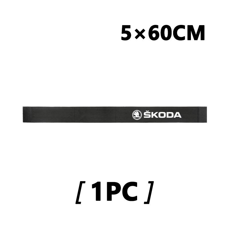 WLNQ1 For Skoda Car Trunk 50/60cm Nylon Velcro Strap Accessories Elastic Organizer Belt Storage Fabia Kamiq Superb Scala Enyaq-iV MK3