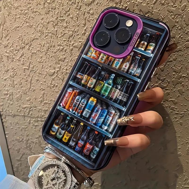 Чехол для телефона с рисунком ледяного сундука и напитков для iPhone 16 15 14 13 12 11 17 Air Pro Max 16 Plus 7 8 Plus X XR XS Max Задняя крышка