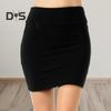 Сексуальная женская мини-юбка-карандаш с высокой талией, офисная женская однотонная эластичная облегающая короткая юбка до бедра, женская одежда