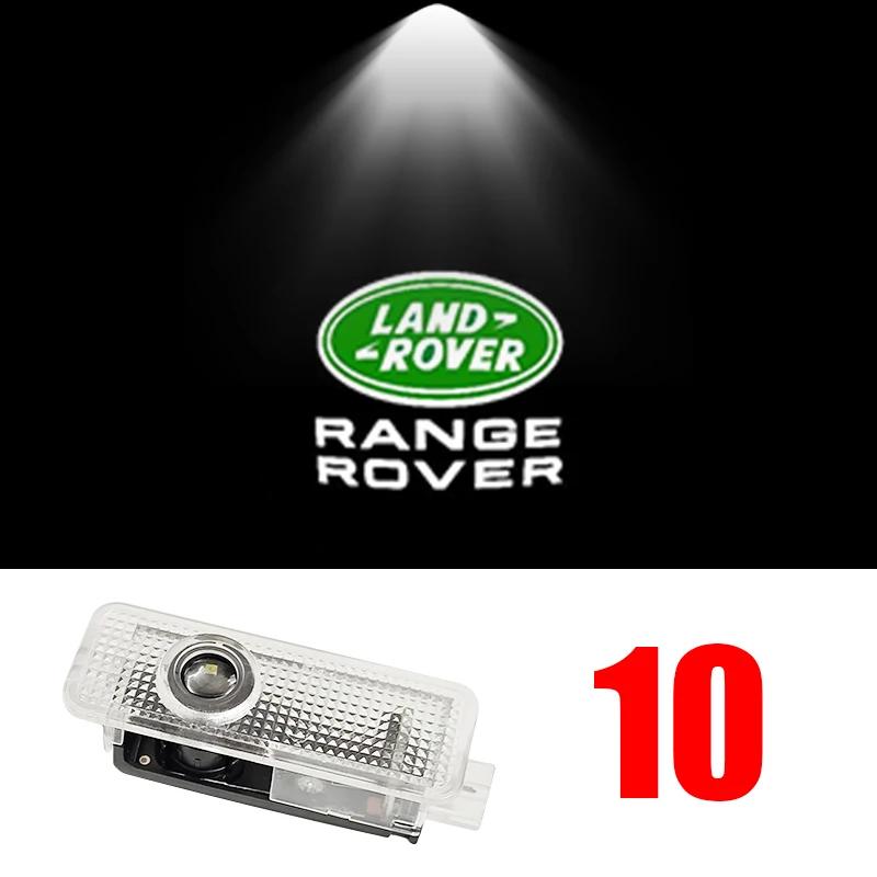 2Pcs Led Car Door Welcome Laser Projector Logo For Land Rover Range Rover L322 L405 Sport 3 4 L494 L551 Ghost Shadow Night Light gttt2