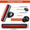 LED Bike Rear Light Highlight COB Tail Light Waterproof Bicycle USB Rechargeable Mountain Riding Cycling Tail Lamp Bicycle Parts 7