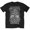 Футболка Asking Alexandria Skull Stack Черная Новая