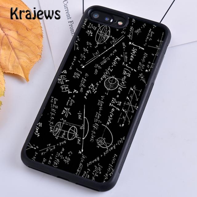 Krajews Математические Формулы Уравнения Мягкий Чехол-Накладка Для iPhone 17 Air 16 15 14 plus 11 12 13 pro max coque Fundas
