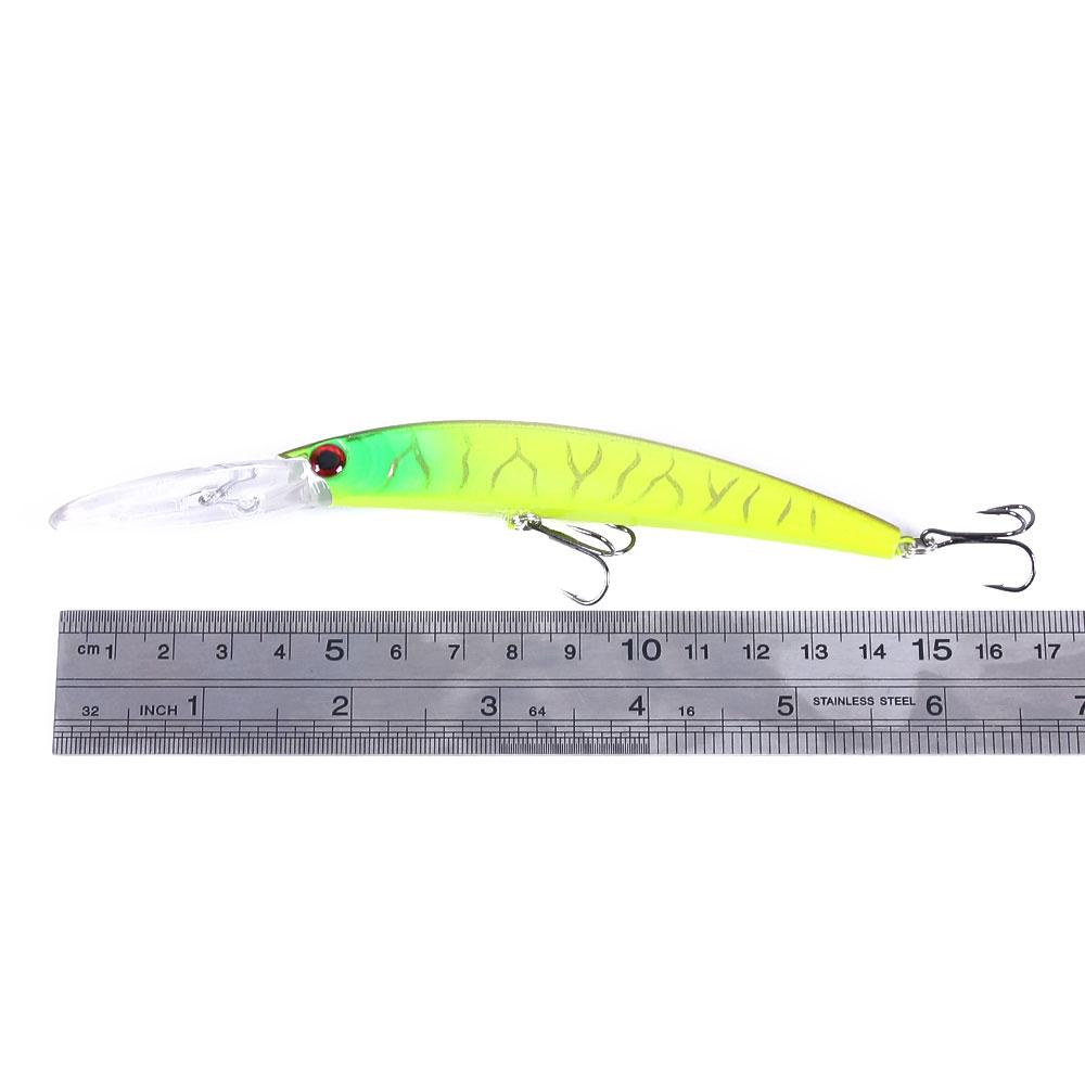 HENGJIA 1pcs 15cm 15g Deep Diving Jerkbait Artificial Hard Bait Fishing Wobblers Minnow Lure