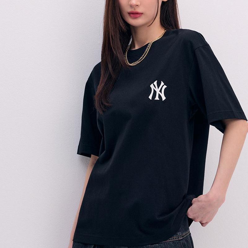 Новая серия MLB MONOGRAM Футболка команды New York Yankees Унисекс Черная 3ARSM1343-50BKS