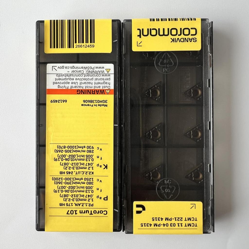 Sandvik / TCMT110304-PM 4315 / Оригинальная шведская твердосплавная пластина 10 шт.