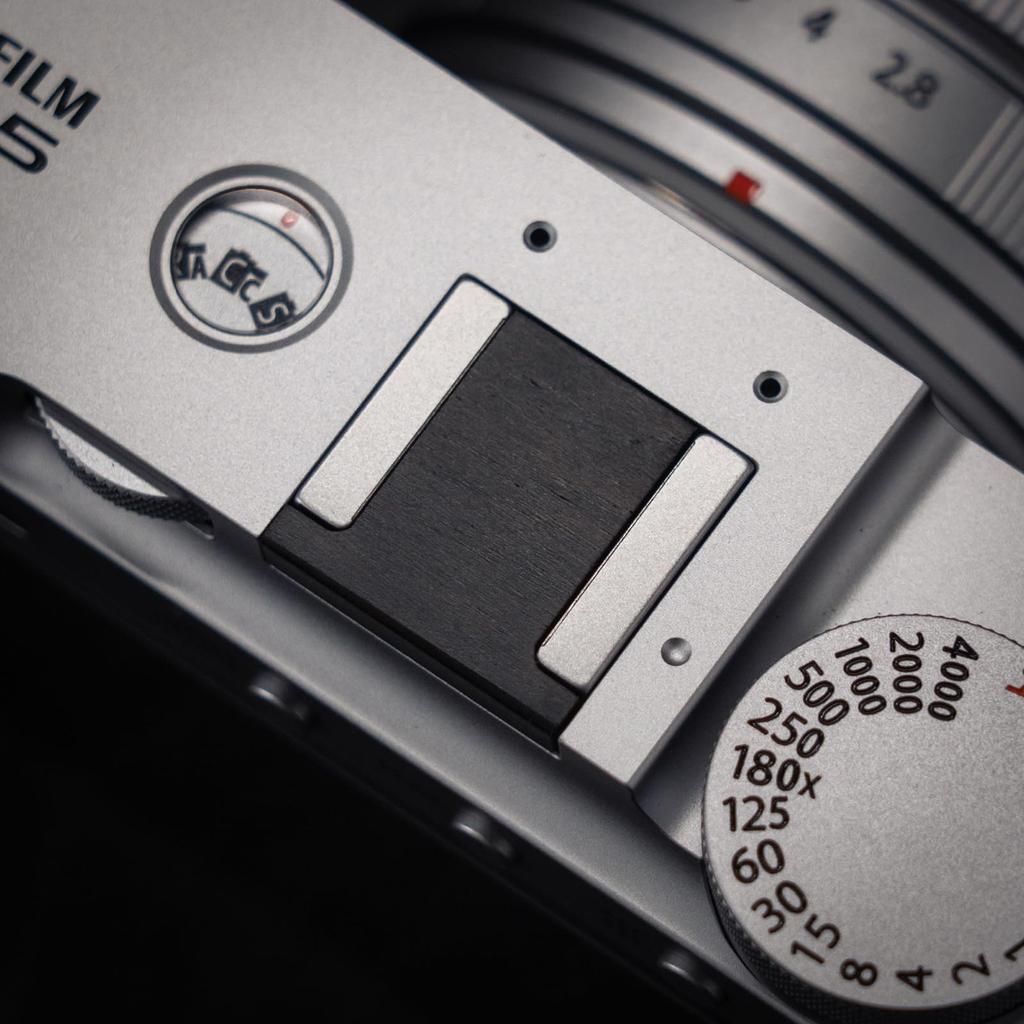 Iborrys Крышка горячего башмака Крышка кнопки спуска затвора Совместима с FUJIFILM и более чем 20 другими камерами Изготовлена из высококачественного дерева Ретро Ручная работа с горячим башмаком